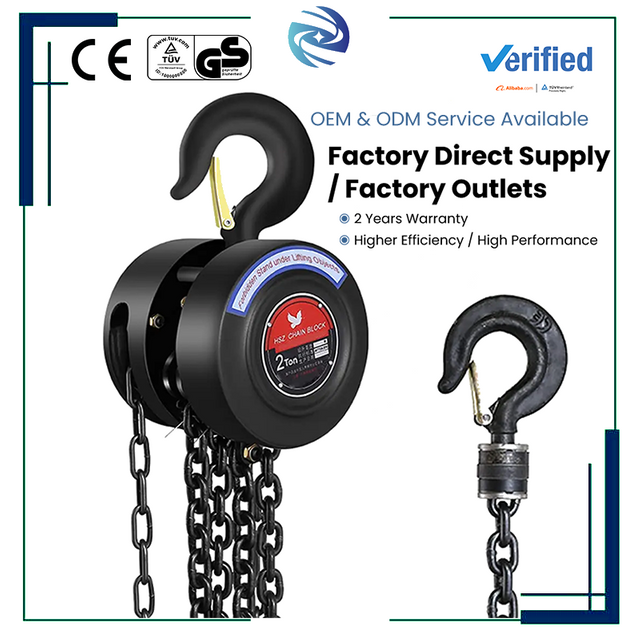 HSZ round manual chain block