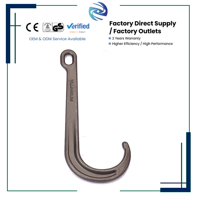 G80 Alloy Steel J-Opening Lifting Hook