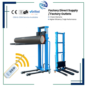 Electric Self Loading Pallet Stacker Hydraulic Lifting Equipment