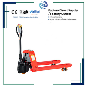 Lithium Ion Battery Electric Pallet Truck Industrial Transport Equipment