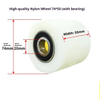 High-Performance Polyurethane (PU) and nylon Pallet Jack Wheels