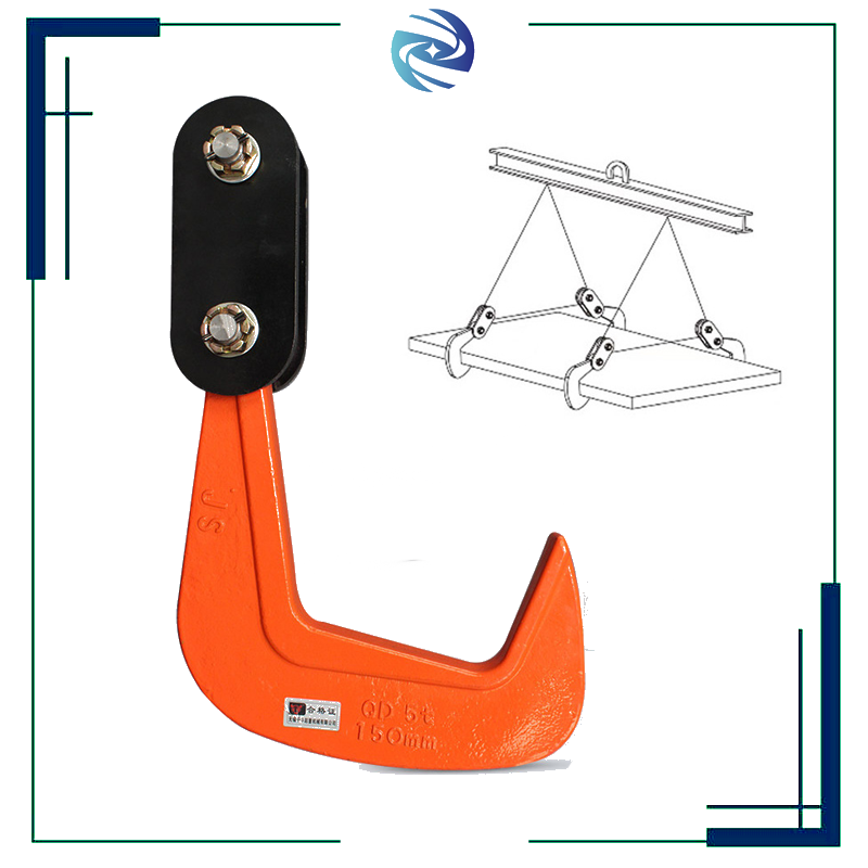 Industrial Steel Plate Lifting Clamp – Vertical & Horizontal Lift