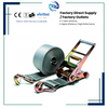 Heavy-Duty Polyester Ratchet Strap with Hooks for Secure Cargo