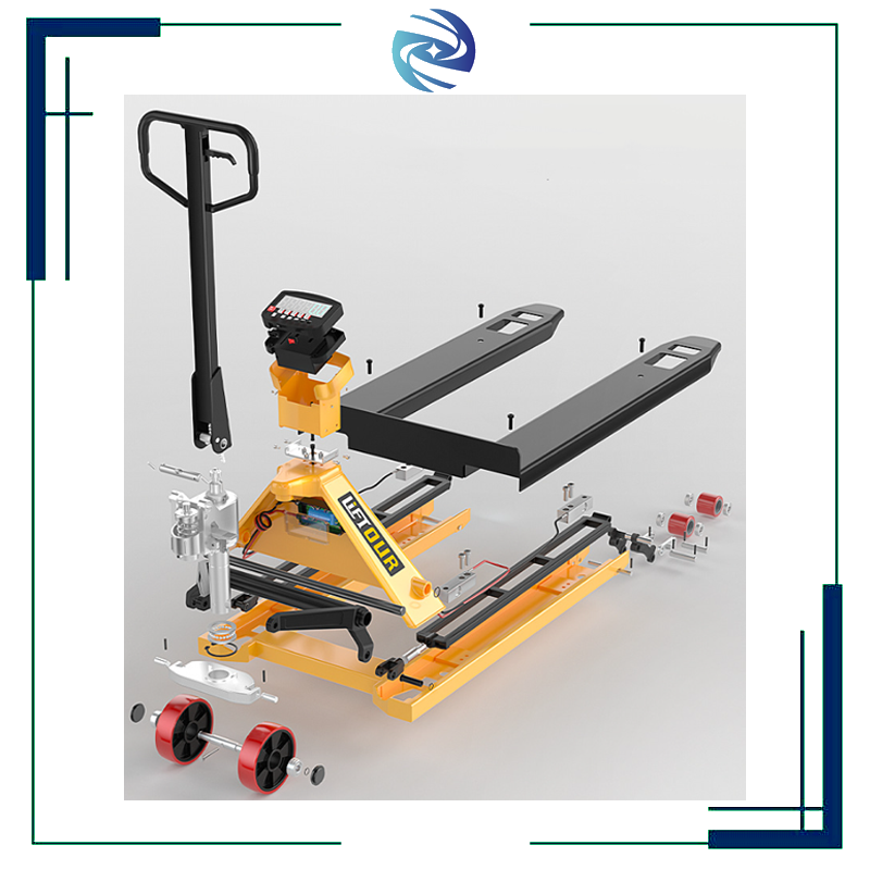 Upgrade Scales Printing Label Pallet Jack 2T 3T