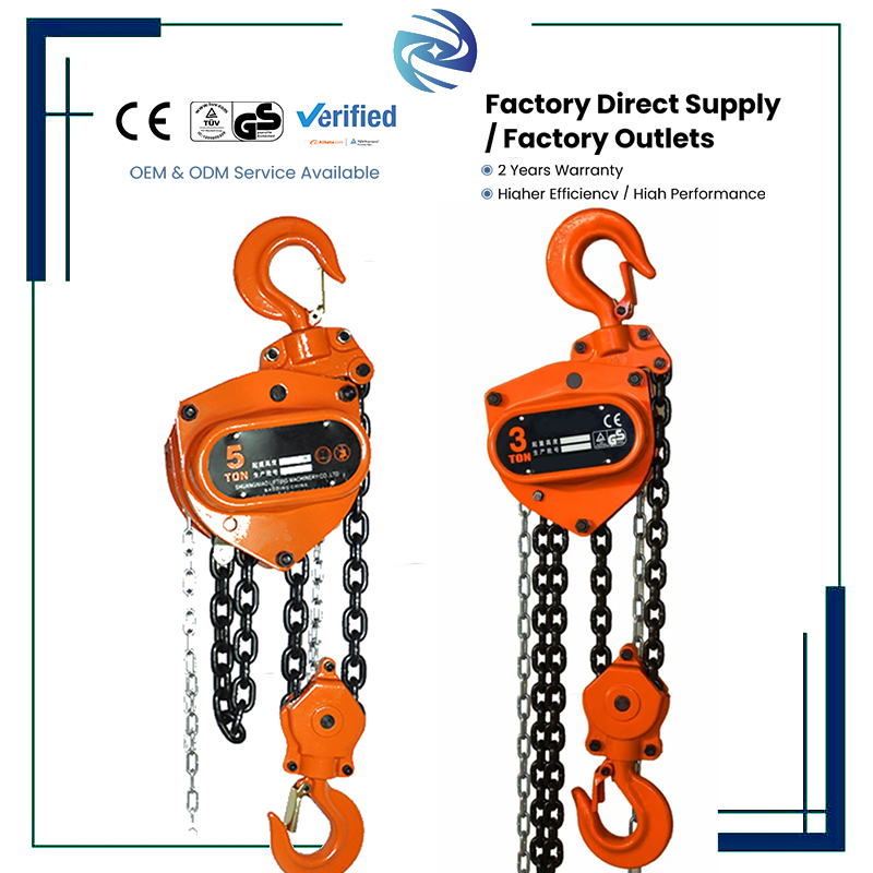 VD Manual Chain Hoist Alloy Steel High Strength Lifting Tool