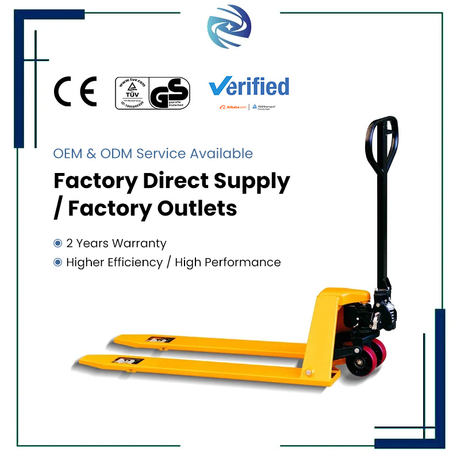3000kg Hydraulic Manual Pallet Truck Steel Frame Hand Pallet Jack