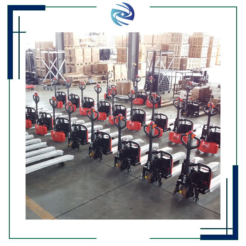 Semi-Electric Pallet Truck 4400lbs-1500kg