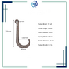 G80 Alloy Steel J-Opening Lifting Hook